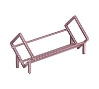 Generico Desktop Bookshelf | Tilting Carbon Steel Tabletop Bookshelf, Desktop Bookcase | Multifunctional 15.7in Mini Book Shelf, Storage Rack Organizer for Living Room/Home/Office