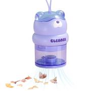 Generico Desktop Cleaner Vacuum - USB Rechargeable 500mAh Mini Table Dust | Energy Saving Cute Bear Design Duster | Desktop Vacuum | For Student Dirt Dust Car Office Home Shop Counter Electronics