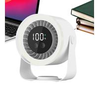 Generico Desktop Cooling Fans, Silent Usb Rechargeable Air Circulator, 7.48x4.13x6.5 Inches 10-Speed Quiet Fan with Adjustable Ventilation for Apartment Rv Workplace Tent Student Youth