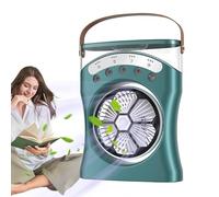 Generico Desktop Misting Fan - Rechargeable Desktop Fan with Mist | 180degree Rotating Three-Speed Cooling Machine | Quiet Fân for Summer, Mini Misting Fans for Dormitories, Desktops Spray Fans
