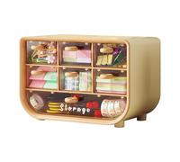 Genérico Desktop Shelf Organizer - Cabinet Organizer Shelf | Desktop Offices Supplies Multi-Functional | Large Capacity | Makeup Storage Sturdy Desk Storage Rack Stationery For Cosmetics