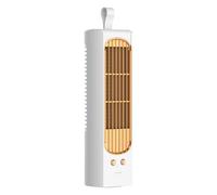 Generico Desktop Tower Fan - ABS Material 10x10x30cm USB Rechargeable Cooling Fan - Quiet 3 Speed Oscillating Portable F́an - For Bedroom Kitchen Office And Desktop Use