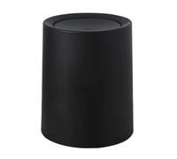 Generico Desktop Trash Can - Desktop Round Trash Can | Double-Compartment Container For Paper Scraps Cotton Swabs Bathroom Bedroom Study Room Dorm Restroom Nightstand