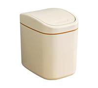 Generico Desktop Trash Can With Lid | Tabletop Wastebasket & Multi-Functional Trash Dispenser | Mini Desk Trash Bin For Home, & Household Cleaning | Compact Waste Can For Easy Disposal