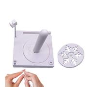 Generico Desktop Yarn Cradle, Wooden Rack, Versatile with Accessory Drawer, Tangle-Free Dispenser, Knitting Station with Elegant Design, Tool for Enthusiasts And Crafters