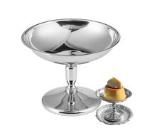 Generico Dessert Bowls and Goblets, Stainless Steel Mousse Cups and Candy Containers for Multi-Purpose Serving Ice Cream, Fruit, Salad, Pudding, Ideal Party Favors, 3.07x3.86 Inches