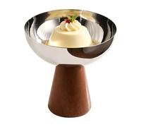 Generico DessertGoblet | 304 Alloy 10x10cm 100g | Hotel Restaurant Pudding Fruit Salad Yogurt Chocolate Snack Bar Wedding Party Office Kitchen | Serving Display Celebration Banquet
