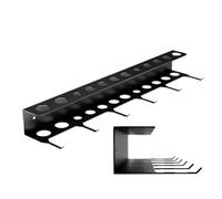 Generico Detailing Brush Hanger, Car Wash Tool Organizer, Heavy Duty Space Saving Storage with Hooks, Wall Mount Rack for Garage Work Wash Home Care Supplies, 15.74x 3.35x 1.77 Inch