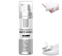 Generico Detergente per scarpe in schiuma senza acqua, detergente in schiuma per pulizia profonda, comodo e veloce facilmente, kit per la pulizia delle scarpe da ginnastica per vari tessuti (1 Pcs)
