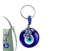 Generico Devil's Eye Key Ring |9.5x4x1.2cm Keychains Of Blue Eyes Design | Portable & Versatile Smooth Key Rings Scratch-Free For Birthday New Year Christmas Easter Gift