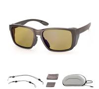 Generico Devimumam Fishing Glasses, Devinuman Fishing Retro Polarised Sunglasses, Anti-fall Integrated Anti-slip Ropes (XL01 T35%)