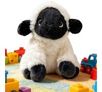 Generico di agnello di, bambola di pecora morbida con design bianco nero coccoloso e confortevole | Simpatica figura di per bambini, ragazze, cameretta dei bambini, camera da, sog