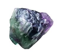 Generico di Fluorite Naturale - Pietra di Fluorite Grezza Grezza, Pietra Preziosa per Esemplari Minerali Verde Viola, Minerale A Forma di Piuma, Ornamento | per Il Diffusore Didattico per