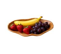 Generico Di Frutta In Legno - Di Legno Creativa Irregolare - Rustico Decorativo | Ciotole Decorative Per Insalata Da 15,7x7x2,3 Pollici | Per Il Cibo, Caramelle, Dessert, Snack, Tavolo
