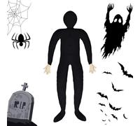 Generico di Halloween a grandezza Naturale Realistica Completa, per finestre Animatronic | Che Gioca a Ruolo Horror per Eventi Domestici infestati, Decorazione per Feste per Le Fasi del