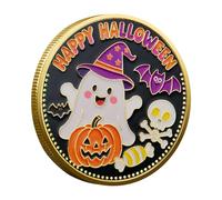 Generico di Halloween Fantasma collezionabile mneta commemorativa Vintage Decorazione per la casa per la casa per Le Sale di Studio degli Appassionati degli Appassionati di collettori