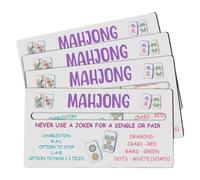Generico di Linee Mahjong Calibro In Legno 4 Pezzi Per Principianti | Guida alle linee per carte mahjong per Viaggi, Feste Natalizie, Giocatori, Competizioni, , Principianti