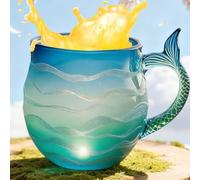 Generico Di - Manico A Coda Di Arte Moderna,Bicchieri Per Caffè A Tema - Per Bevande Calde E Fredde Latte Acqua Succo Decor Casa Ufficio Ristorante Bar Adulti Bambini Compleanno