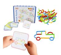 Genérico di modelli - Stem Giocattoli Educativi Forme | Set Tangram di modelli per bambini in età prescolare, Bambini Ragazze Casa Camera da Compleanno Vacanze Natale Giorno dei bambini