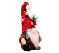 Generico di Natale - bambola 24x7 cm, tradizione familiare | Gnomi senza volto in stile fatto a mano con il suo fascino stravagante, bambola di gnomi di Natale senza volto per esposizione da tavolo