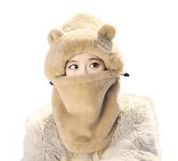 Generico di peluche - Copricapo ispessito stile cartone animato | caldo e antivento: il di peluche è un'attrazione universale per lo sci indoor e outdoor, l'escursionismo e l'equitaz