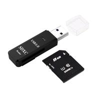 Generico Di Per Fotocamera, Di Per Computer | Adattatore Da 5 | Plug And Play, Di A 2 Slot Per Telefono Cellulare, Computer, Fotocamera, Scheda TF