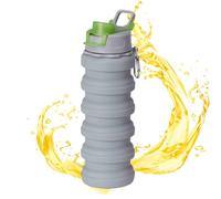 Generico di piegatura alimentare in silicone esterno portatile BOTTA ACQUA Acqua mobile - Design leggero e resistente adatto per la pieghevole di sport e da viaggio per un facile trasporto di botti