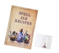 Generico Di Ricette Per Barattolo Di Incantesimi | Libro Degli Incantesimi Delle Streghe Con Istruzioni Per L'attivazione | Guida Portatile All'artigianato Delle Streghe Per Feste Di Viaggio A Casa |