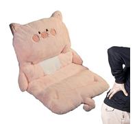 Generico Di Sedile - Cuscini Per Sedili Posteriori Lavabili Con Lavabile Anti -slip, Peluche Comodi Cuscinetti Con Supporto Lombare Integrato | Accogliente Comodo Comodo Cartone Animato, Rilievo