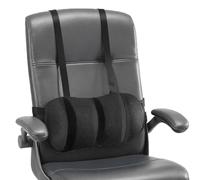 Generico di Supporto Lombare - Con Cinghie Spugna Elastica Ergonomica,Lombare per Sedia da Ufficio,Per Casa Ufficio Scuola Dormitorio Sedile Auto Sedia A Rotelle Comfort Da Seduta Viaggio Dal Disagio