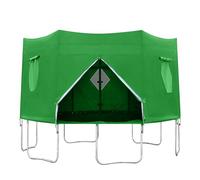 Generico di Trampolino - Design del Flusso d'Aria avanzato | 6 Poles Sun Shade Copertina per Ombra Rotonda da baldacchino Protezione Solare Esterni Poli trampoliina 6ft 8ft 10ft 12ft 14ft