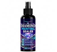 Generico Diamond Painting Sealer Spray, 100ml Quick Dry Clear Gloss Finish for Diamond Art, Protective Acrylic Sealant Helps Secure Drills, Easy Spray Sealer for Diamond Paintings, Puzzles(1bottle)