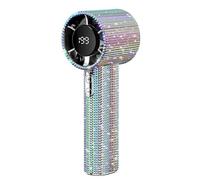 Generico Diamond Portable Fan, full diamond portable handheld turbo fan, for Travel/Outdoor/Vacation/Beach/Outdoor Activities, 1800mAh USB Rechargeable (Color)