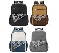 Generico Diaper Backpack for Women, Double Layer Stroller Bag
