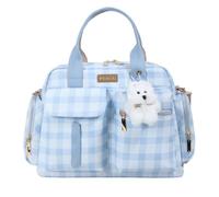 Generico Diaper Bag For Mom - Plaid Shoulder Tote | Travel Bag