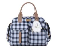 Generico Diaper Bag For Mom - Plaid Shoulder Tote | Travel Bag