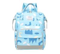 Generico Diaper Bag for Mom, Portable Baby Changing Backpack, Waterproof Travel Backpack, Large Capacity, Comfortable Design, Multi-Pocket Organization, Stylish (Black/Gray), Ideal for Parents