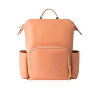 Generico Diaper Changing Backpack - PU Leather 20L Waterproof Diaper Bag