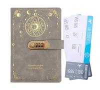 Genérico Diario con lucchetto - Taccuino A5 per prendere appunti | Quaderno per scrivere giornali - per bambini adulti adolescenti studenti autonomi e viaggi