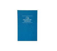 Generico Diario della gratitudine con copertina in lino e carta spessa, formato A5, quaderno aziendale(Lake blue)