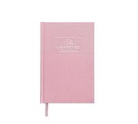 Generico Diario della gratitudine con copertina in lino e carta spessa, formato A5, quaderno aziendale(Pink)