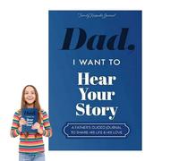 Generico Diario guidato del papà - Libro di memoria multiuso, diario di scrittura sentimentale del papà | Notebook Legacy per narrazione di storie, prendere appunti per uso domestico, riflettere
