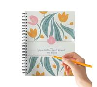 Generico Diario per lo studio della Bibbia | Manuale di studio di 52 settimane in copertina dura | Notebook per note per cattolici religiosi Cristo Pass