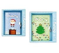 GENERICO DIARY- DIARIO DEI SEGRETI CHRISTMAS SQUISHY BABBO NATALE 3D