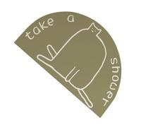 Generico Diatomaceous Shower Mat, Bath Rug, 15.75x23.62 Inches Floor Pad with Quick Dry Absorbent, Diatomaceous Earth Mat with Anti-Slip Base, Shower Pad with Design, Bathroom Accessory for Entryway