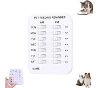 Generico Did You Feed The Dog Tracker, Don't Forget to Feed Your Pets Sign, Pet Feeding Reminder for Dogs Cats, Pet Has Been Fed Schedule Clip (1Pcs 2Rows)