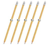 Generico Didget Pencil - 5 Pacchetti Silenziosi Penne Silenziose | Strumenti Di Scrittura Di Da Stress | Calmando I Giocattoli Sensoriali | Penna Educativa Impostata Per Ragazzi Ragazze Uomini Donne