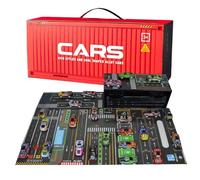 Genérico Die Cast Mini Car Set - 24 pezzi Alloy Pull Back Vehicles, Portable Truck Storage Box, Racing Model Collection, Classroom Treasure Box Prize, Party Bag Filler, Durable Metal Game Usage