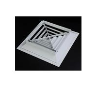 Generico Diffusore da soffitto a pannello quadrato, distribuzione dell'aria a quattro vie, modello di scarico a 360°, for la gestione centralizzata dell'aria(17.7x17.7/450x450mm)