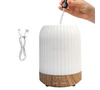 Genérico Diffusore di umidificatore di Oli Essenziali | Macchina con Luce Ambientale a 3 modalità e Timer | 250 ml Apparecchio per Terapia per Dormire, per la Camera da, Ufficio, Bagno